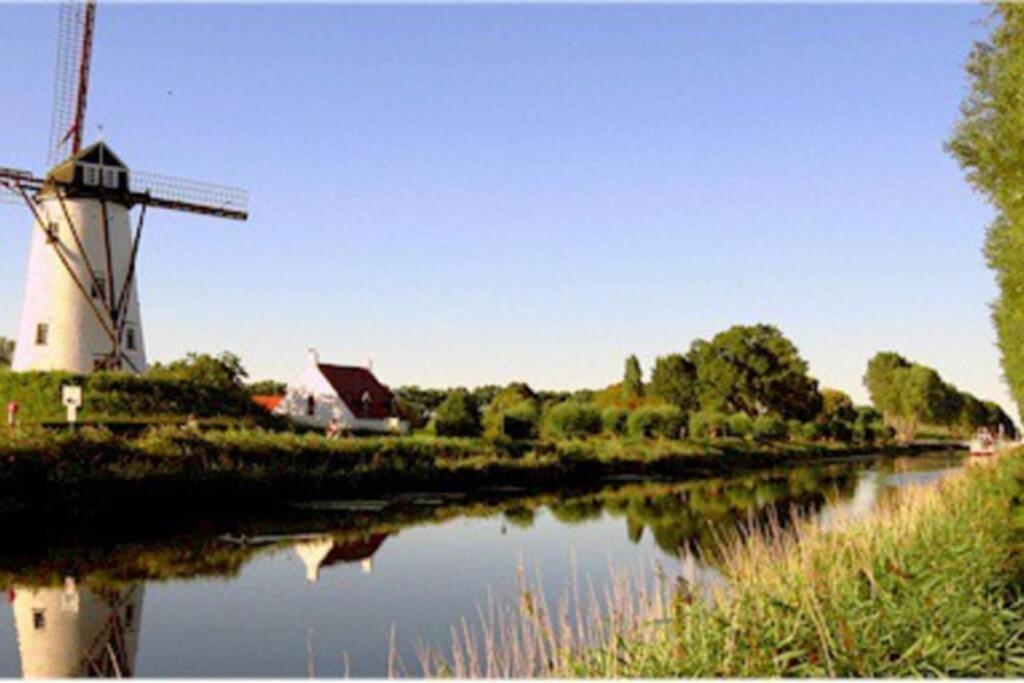 Apartmán Duplex Appertement Met Zicht Damse Vaart @ Brugge Exteriér fotografie